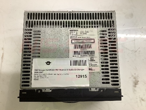 2007 Nissan Pathfinder R51 Bluetooth Radio CD Changer 2005-2007